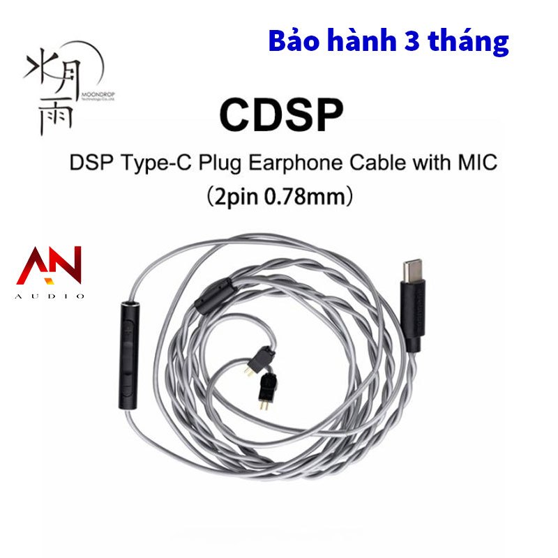 Dây Cáp Tai Nghe MoonDrop MC1/ DSP USB C 2Pin 0.78mm Kèm MIC Giắc Cắm 3.5mm Cho Chu 2/ lan/ aria,... | BigBuy360 - bigbuy360.vn