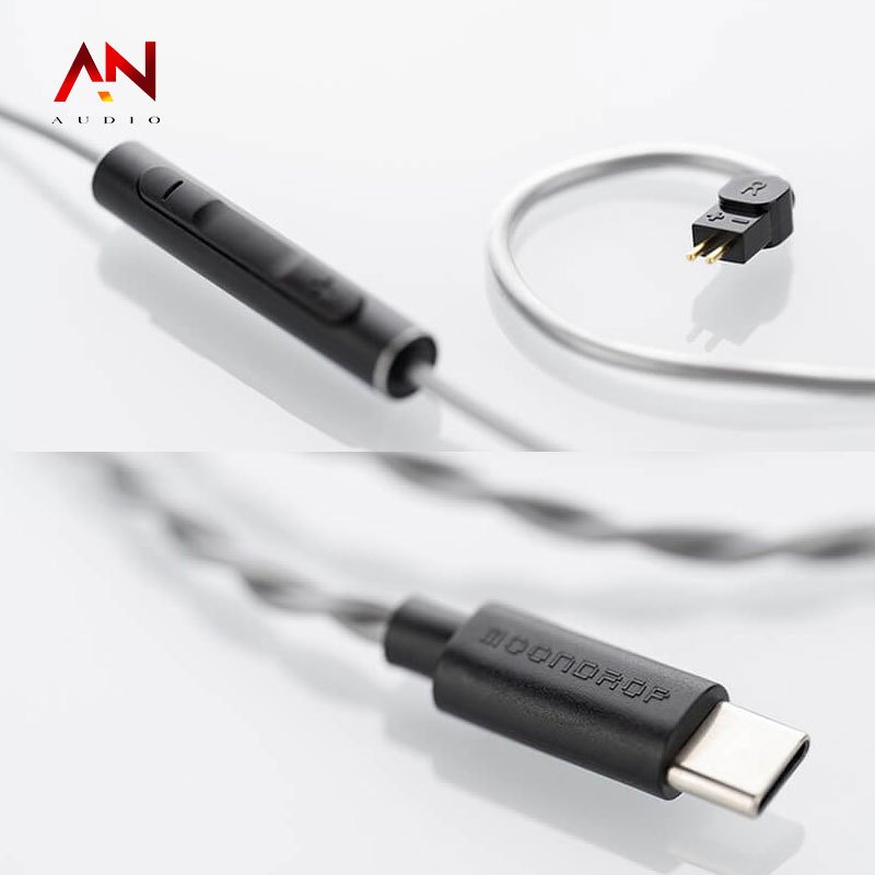 Dây Cáp Tai Nghe MoonDrop MC1/ DSP USB C 2Pin 0.78mm Kèm MIC Giắc Cắm 3.5mm Cho Chu 2/ lan/ aria,... | BigBuy360 - bigbuy360.vn