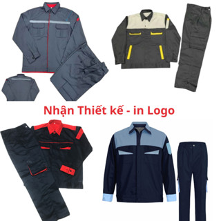Bộ bảo hộ, quần áo bảo hộ lao động giá rẻ,hàng may tại xưởng chuẩn chất kaki 3.1 dày dặn
