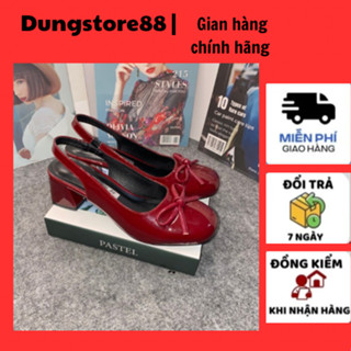  Giày cao gót nữ thời trang công sở cao cấp 5p 7p DUNGSTORE88 hai màu đen và kem mũi vuông 