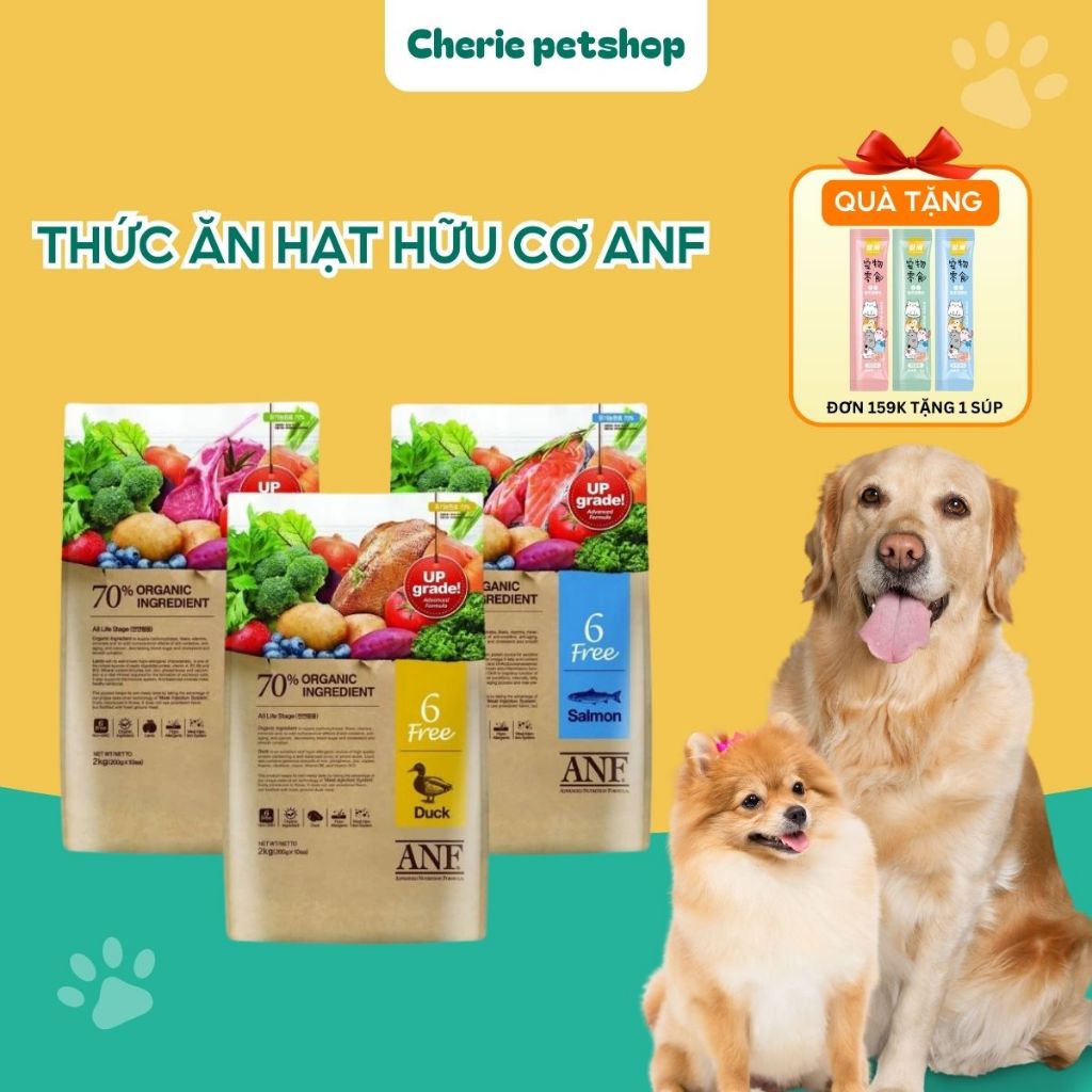 Thức ăn hạt hữu cơ ANF cho chó