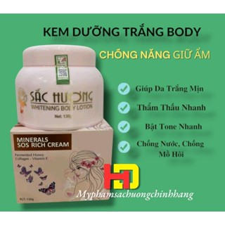 Kem Dưỡng Trắng Da Body Chống Nắng Sắc Hương Collagen 130g