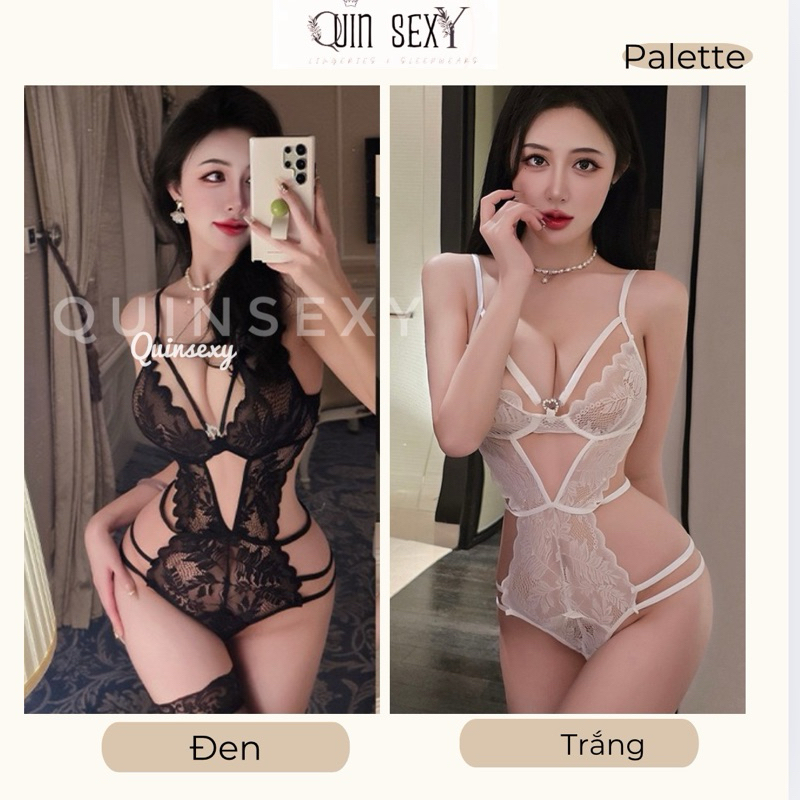 Bodysuit Ren Hoa Đan Dây Quyến Rũ BS037 | BigBuy360 - bigbuy360.vn