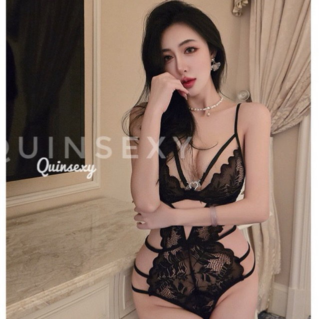 Bodysuit Ren Hoa Đan Dây Quyến Rũ BS037 | BigBuy360 - bigbuy360.vn