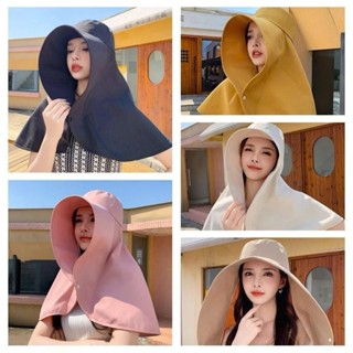 Mũ Chống Nắng kèm Khăn trùm đầu Toàn Mặt Vai Cổ Mẫu MớiFREESHIPNón Ngư Dân Che Nắng Chống tia UFP50+ thời trang