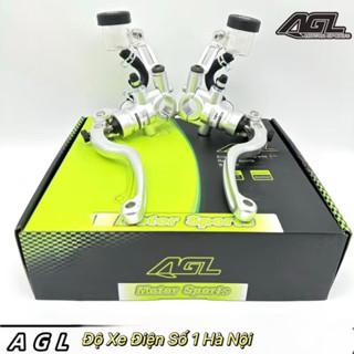 [1 đôi ]Tay phanh bình dầu rời AGL CNC siêu nét gắn cho xe điện xe máy