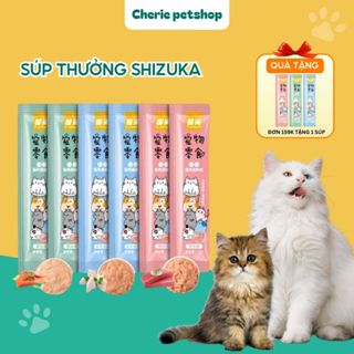 Combo 200 Súp Thưởng Shizuka , Neeka Cho mèo 15g, Thanh Pate Bổ Dưỡng Cho Mèo 15g Cherie Petshop