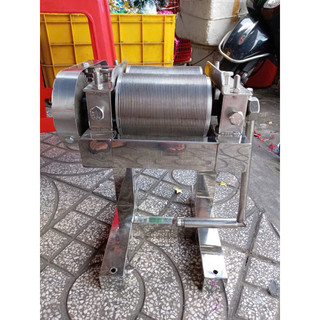MÁY CÁN - CẮT BÌ ( DA HEO ) TAY INOX .