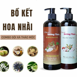 [ Sỉ 1 lít ] Dầu gội bồ kết hoa nhài nuôi tóc khoẻ từ chân , phục hồi nhanh hư tổn an toàn cho mẹ bầu ❤️