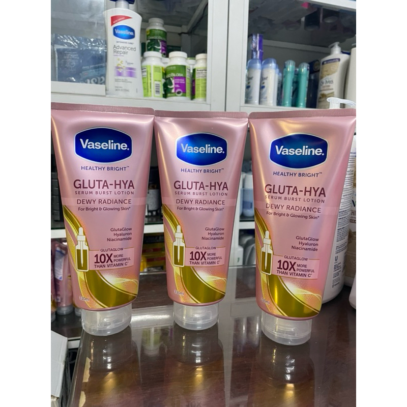Sữa dưỡng thể ban ngày Vaseline Gluta Hya 330ml Thái Lan hồng/Vaseline dưỡng thể/Dưỡng thể Vaseline