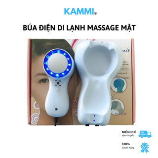 Búa Điện Di Lạnh, Máy Điện Di Massage Mặt Đẩy Tinh Chất Dầu Nhờn Kết Hợp Ánh Sáng