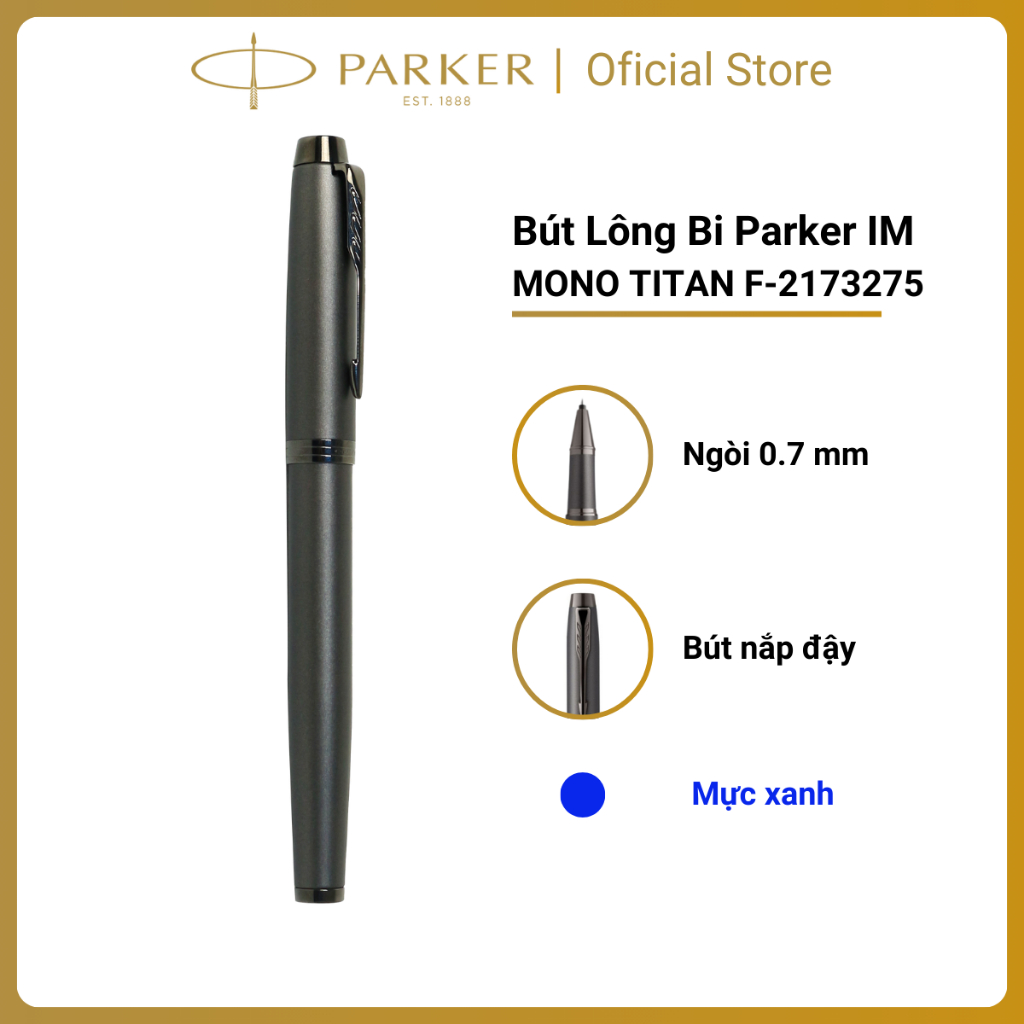[Bút Ký Parker] Bút Lông Bi Parker IM Mono Cao cấp - Hàng Chính Hãng - Khắc Tên Theo Yêu Cầu