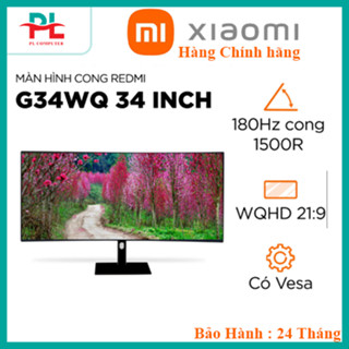 Màn hình máy tính LCD REDMI Gaming Monitor G34WQ 34 inch black C34WQBA-RG /3440 × 1440px /180Hz /WQHD - Bảo hành 2 Năm