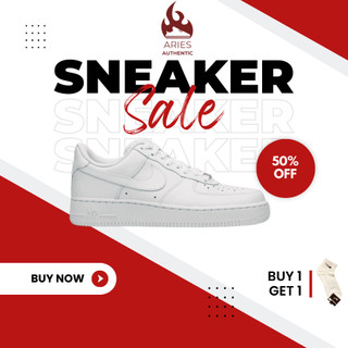   Hàng Chính hãng   Giày thể thao trắng af1 low All White real nam nữ basic dễ phối đồ. 