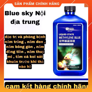  Xanh methylen blue-Xử lý các bệnh ngoài da,nấm trắng ký sinh trùng cho cá cảnh,tắm cá vào hồ 