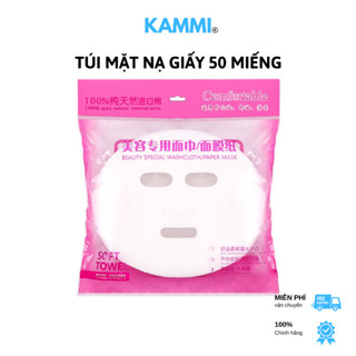  Mặt Nạ Giấy Gói 50 Miếng Dùng Đắp Mặt Nạ Bột Dưỡng Chất 