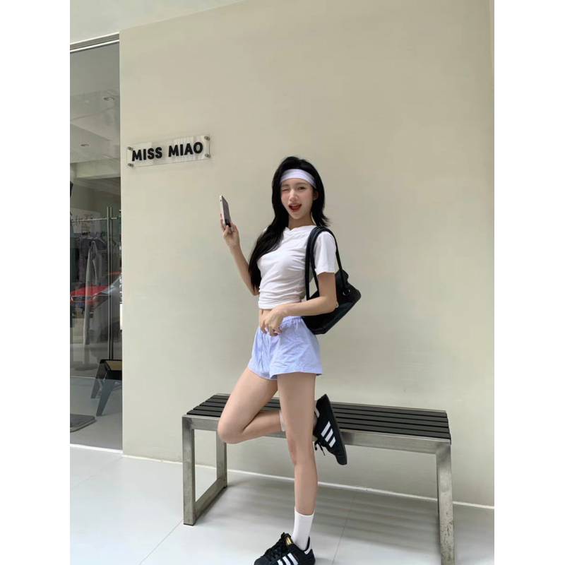 Quần Đùi Nữ Ngắn Dây Rút Quần Short Sexy Mặc Nhà Ngủ Mặc Đi Biển Cạp Chun Thấp Thoải Mái Thoáng Mát BYCAPY | BigBuy360 - bigbuy360.vn