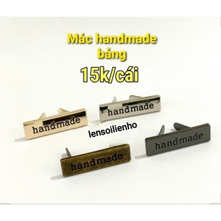 Mác handmade trang trí túi xách