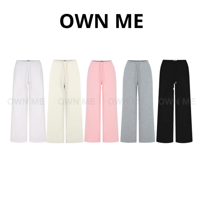 Quần Dài Nữ Nỉ Chân Cua Cạp Thun Nhỏ Ống Suông Không Co Rút - OWN ME