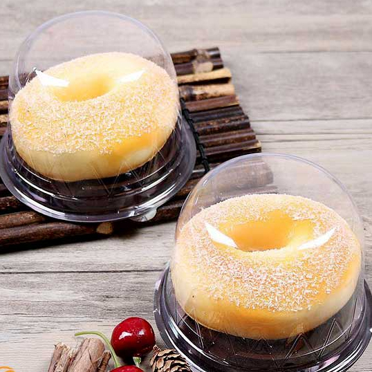 Hộp nhựa đựng bánh tròn bán cầu F057