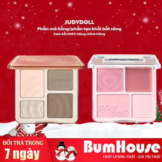  Bảng phấn bắt sáng và tạo khối JUDYDOLL Highlight&Contour  Blush& Highlight Palette 9g 