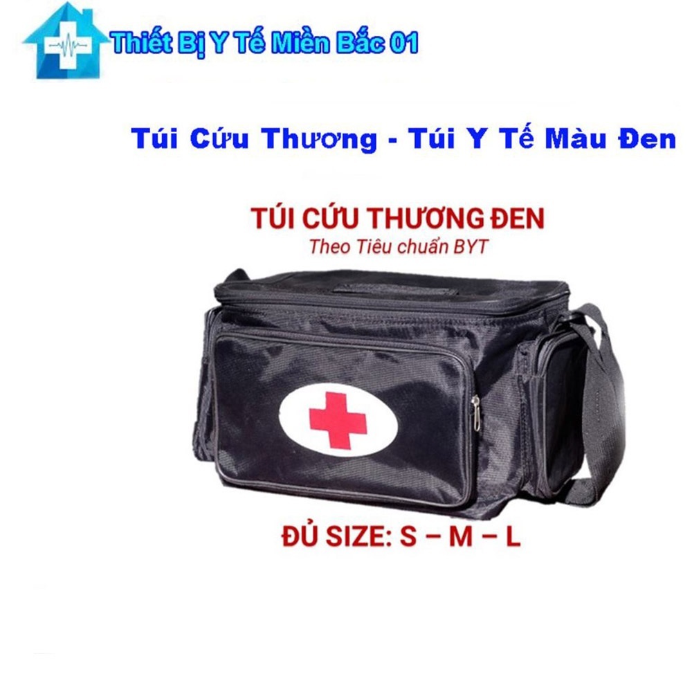 Túi Cứu Thương - Túi Y Tế (Màu Đen)