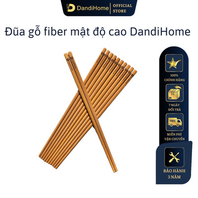 Đũa gỗ fiber mật độ cao DandiHome dùng được trong máy rửa bát - Bảo hành 3 năm