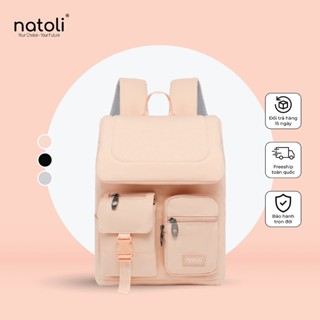Balo laptop nam nữ 15 6 inch thương hiệu NATOLI, cặp đi học chống sốc chống nước tốt Global Backpack B8