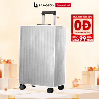Vỏ bọc bảo vệ vali nhựa trong suốt B Bamozo size 20,24,28 inch chống chầy xước_VOTS