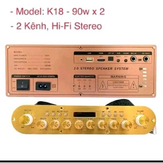  bo mạch loa kéo Reverb K18 plus công suất 180w 