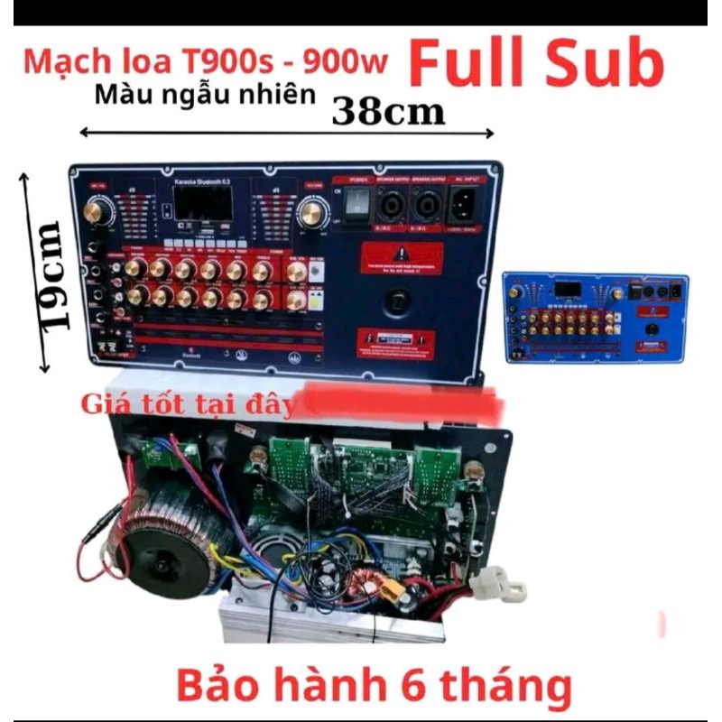 8% với thưởng
Mạch ráploa T900s có 2 kênh loa và 1 sup( màu ngẫu nhiên)