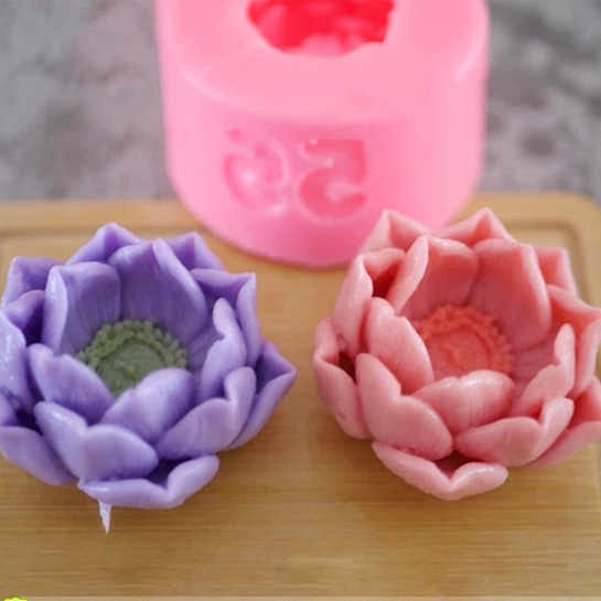 Khuôn silicon sen thái mã MDSE 6.5cm