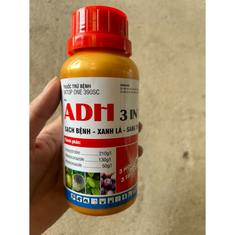 Thuốc trừ bệnh MITOP ONE 390sc - ADH 3in1 - sạch bệnh, xanh lá, sáng trái