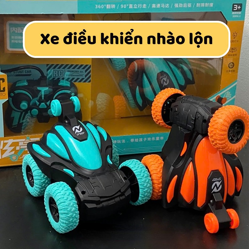 Xe ô tô điều khiển từ xa xoay 360 độ nhào lộn  - Stunt car