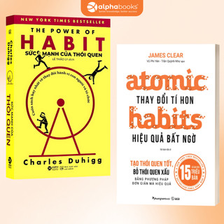  Sách Atomic Habits: Thay Đổi Tí Hon Hiệu Quả Bất Ngờ - The Power of Habit: Sức Mạnh Của Thói Quen  Phương Nam  Lẻ Combo 