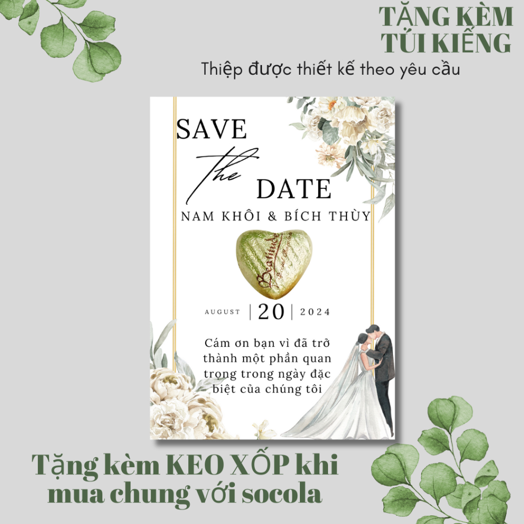 ( COMBO 50 Thiệp) Thiệp cảm ơn IN THEO YÊU CẦU