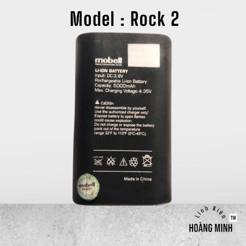 Pin Mobell Rock 2 - 5000mAh Đã Qua Sử Dụng [1308]
