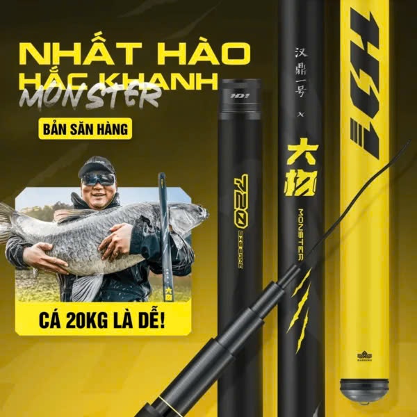 Cần câu Handing Nhất hào hắc khanh bản săn hàng dễ dàng đánh bại Hugo