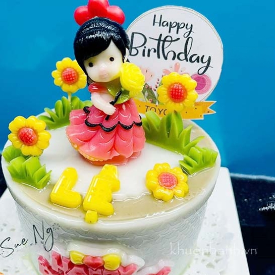 Khuôn silicon 4D búp bê công chúa xinh đẹp