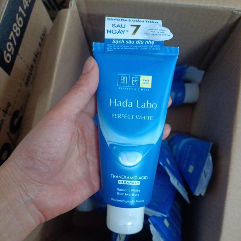 Sữa rửa măt Hada labo trắng da
