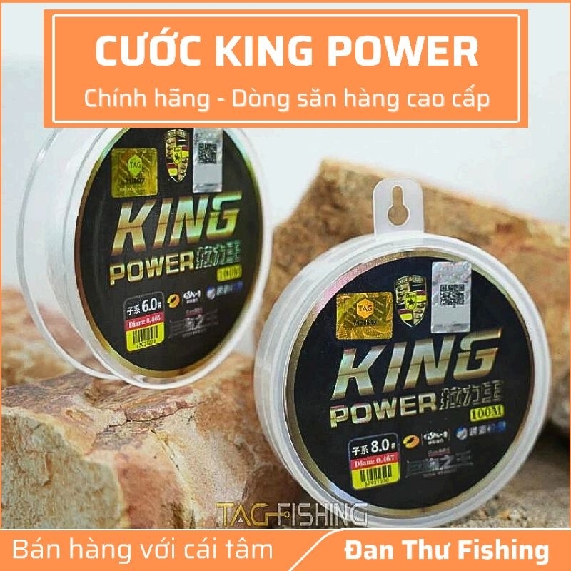 Cước Trục Thẻo Săn Hàng Guide King Power - Tải lớn, chuyên săn hàng - Đan Thư Fishing