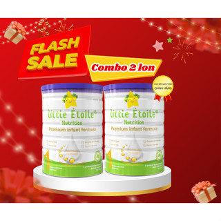 COMBO 2 Lon Sữa công thức ngôi sao nhỏ Little Étoile Úc Lon- số1234 800g date xa 2026