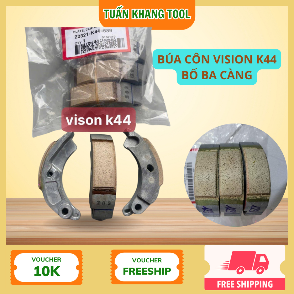 Búa côn Vision Mới, bố ba càng Vision K44, guốc văng ly hợp Vision K44 Tuấn Khang Tool