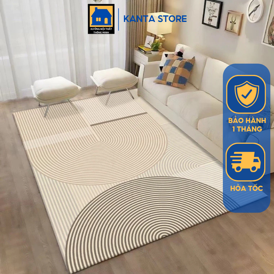  Thảm trải sàn phòng khách phòng ngủ bali nỉ lì bắc âu 5D thảm trải chân giường các kích cỡ Tặng kèm thảm bali 