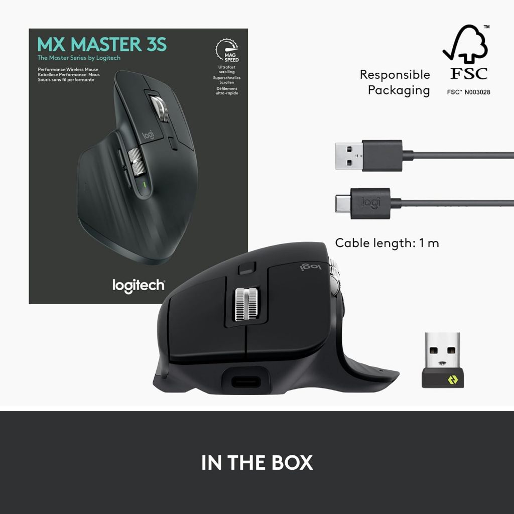 Chuột Không Dây Logitech MX Master 3s  - hàng chính hãng | BigBuy360 - bigbuy360.vn