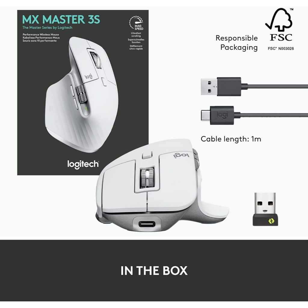 Chuột Không Dây Logitech MX Master 3s  - hàng chính hãng | BigBuy360 - bigbuy360.vn