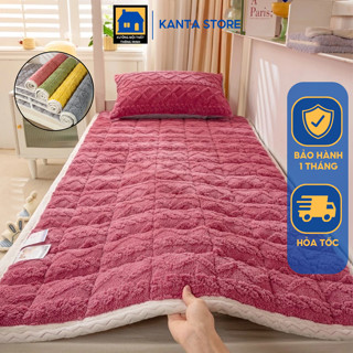  Thảm Trải Giường Ký Túc Xá Thảm Nỉ Nhung Trải Giường Đa Năng 3 lớp - Chất Liệu Bông Trắng 