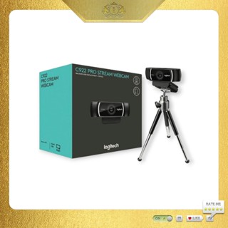 Webcam Logitech C922 Pro Stream Full HD 1080P, kèm chân, bảo hành chính hãng theo serial sản phẩm