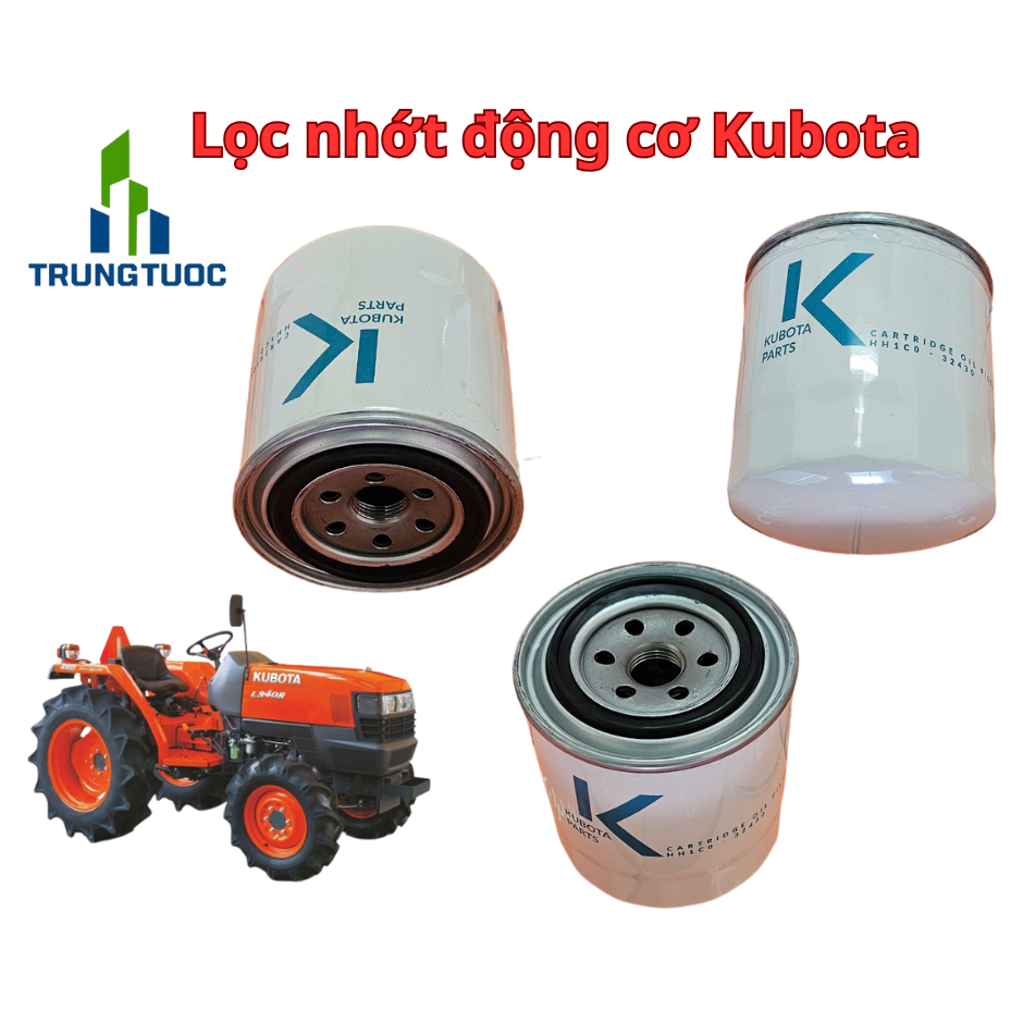 Lọc nhớt động cơ Kubota L3408 4508 5018, DC60 70 (HH1C0-32430)