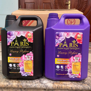  SỈ COMBO 2 CAN 10LÍT NƯỚC GIẶT PARIS LUXURY . HƯƠNG HOA PHÁP AN TOÀN CHO DA,LÀM SẠCH NHANH 